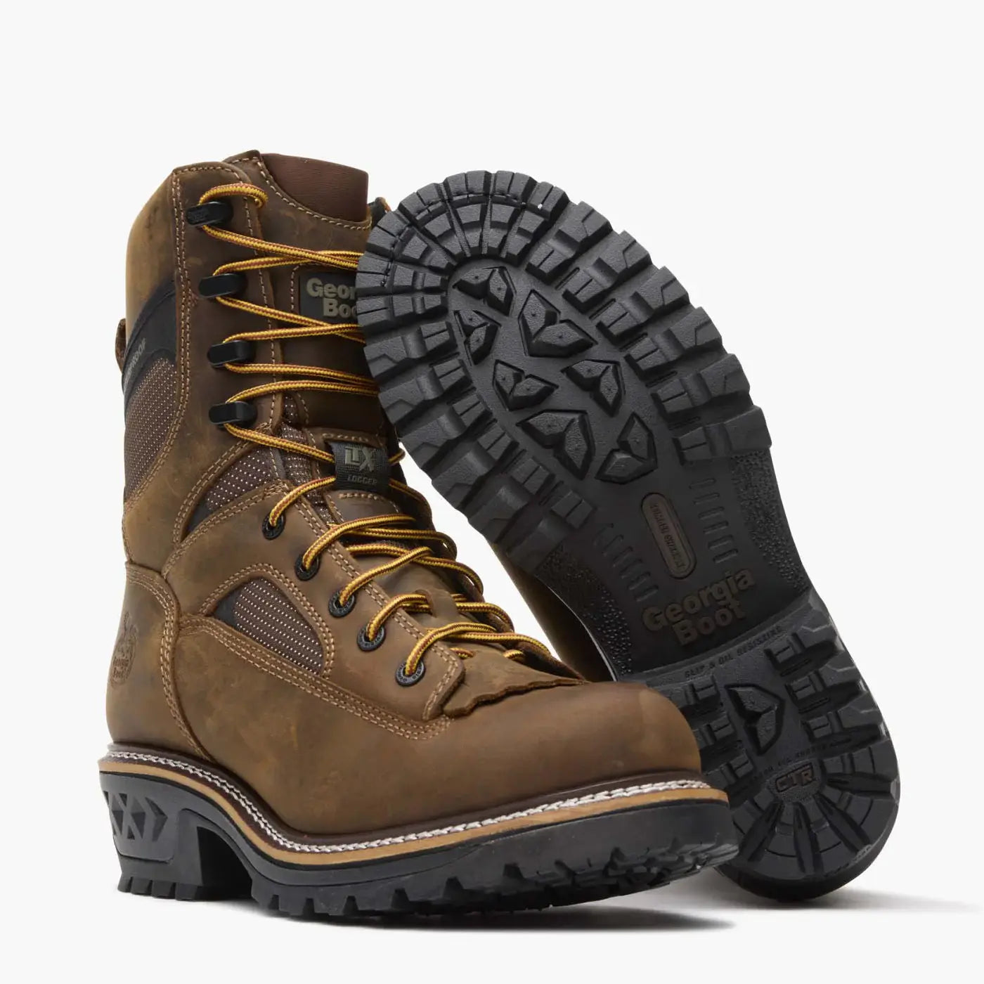 Georgia Boot LTX Logger Waterproof Work Boot Crazy Horse - Georgia Boot - Flyclothing LLC