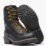 Georgia Boot LTX Logger Waterproof Black Work Boot - Flyclothing LLC - Flyclothing LLC