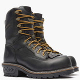 Georgia Boot LTX Logger Composite Toe Waterproof Black Work Boot Black - Georgia Boot - Flyclothing LLC