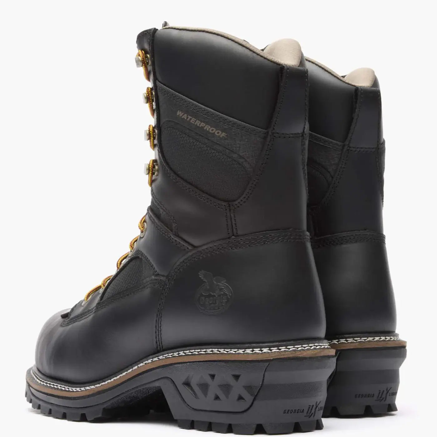 Georgia Boot LTX Logger Composite Toe Waterproof Black Work Boot Black - Georgia Boot - Flyclothing LLC