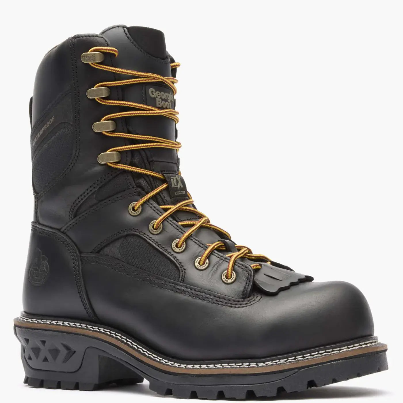 Georgia Boot LTX Logger Composite Toe Waterproof Black Work Boot Black - Georgia Boot - Flyclothing LLC