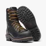 Georgia Boot LTX Logger Composite Toe Waterproof Black Work Boot Black - Georgia Boot - Flyclothing LLC
