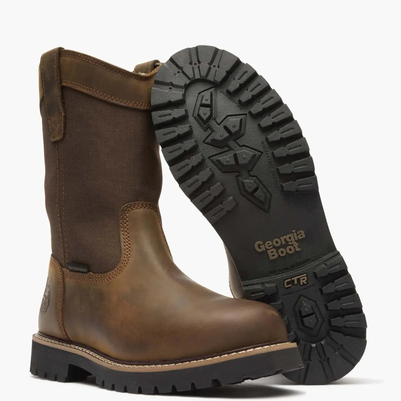 Georgia Boot Core 37 Waterproof 10" Pull-On Work Boot Soft Toe - Georgia Boot - Flyclothing LLC