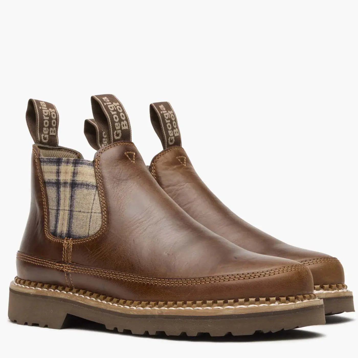 Georgia Boot Women's Plaid Chelsea Romeo Shoe - Georgia Boot - Flyclothing LLC