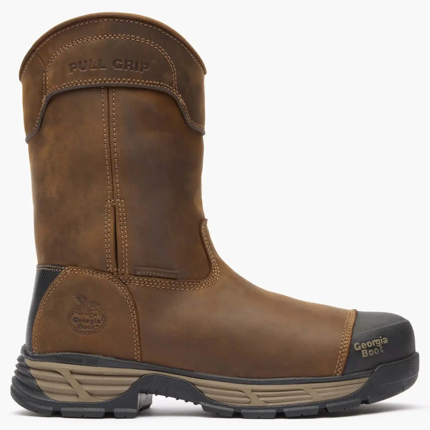 Georgia Boot Durablend Edge 10" Waterproof Alloy Toe Pull On Work Boot - Georgia Boot - Flyclothing LLC