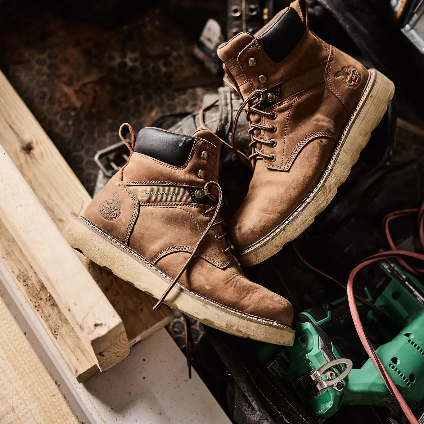 Georgia Boot Core 37 6" Waterproof Wedge Work Boot - Georgia Boot - Flyclothing LLC