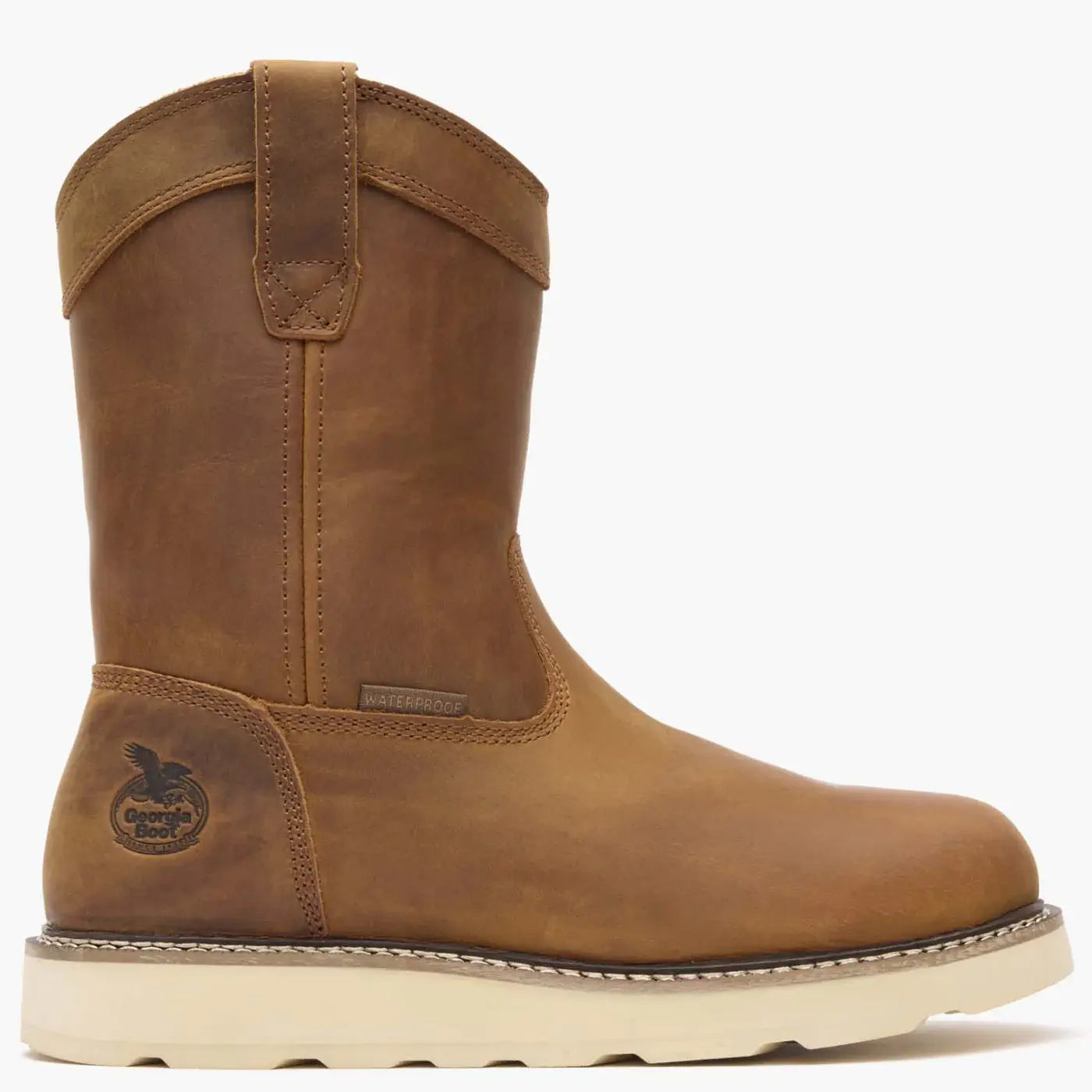 Georgia Boot Core 37 Wedge 10" Steel Toe Waterproof Pull-On Work Boot - Georgia Boot - Flyclothing LLC