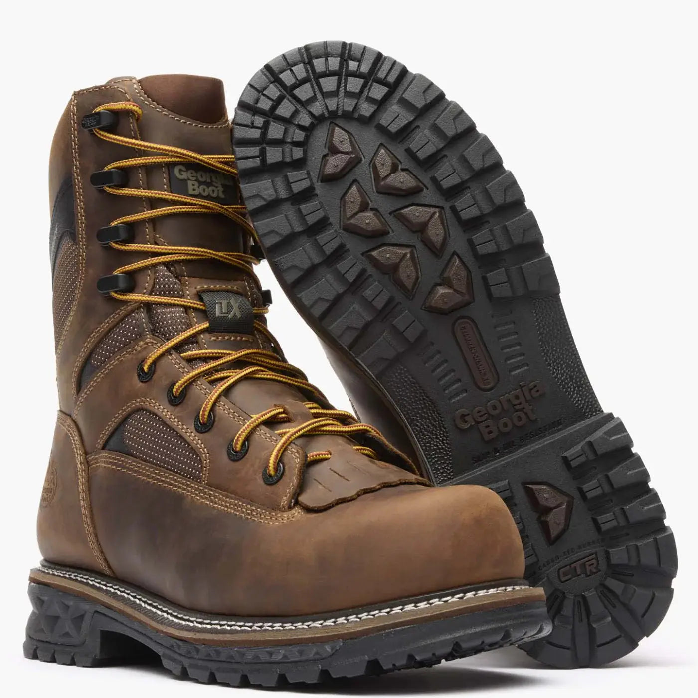 Georgia Boot LTX Logger 9" Composite Toe Waterproof Work Boot - Georgia Boot - Flyclothing LLC