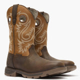 Georgia Boot Carbo-Tec FLX 11" Waterproof Pull On Work Boot Brown - Georgia Boot - Flyclothing LLC
