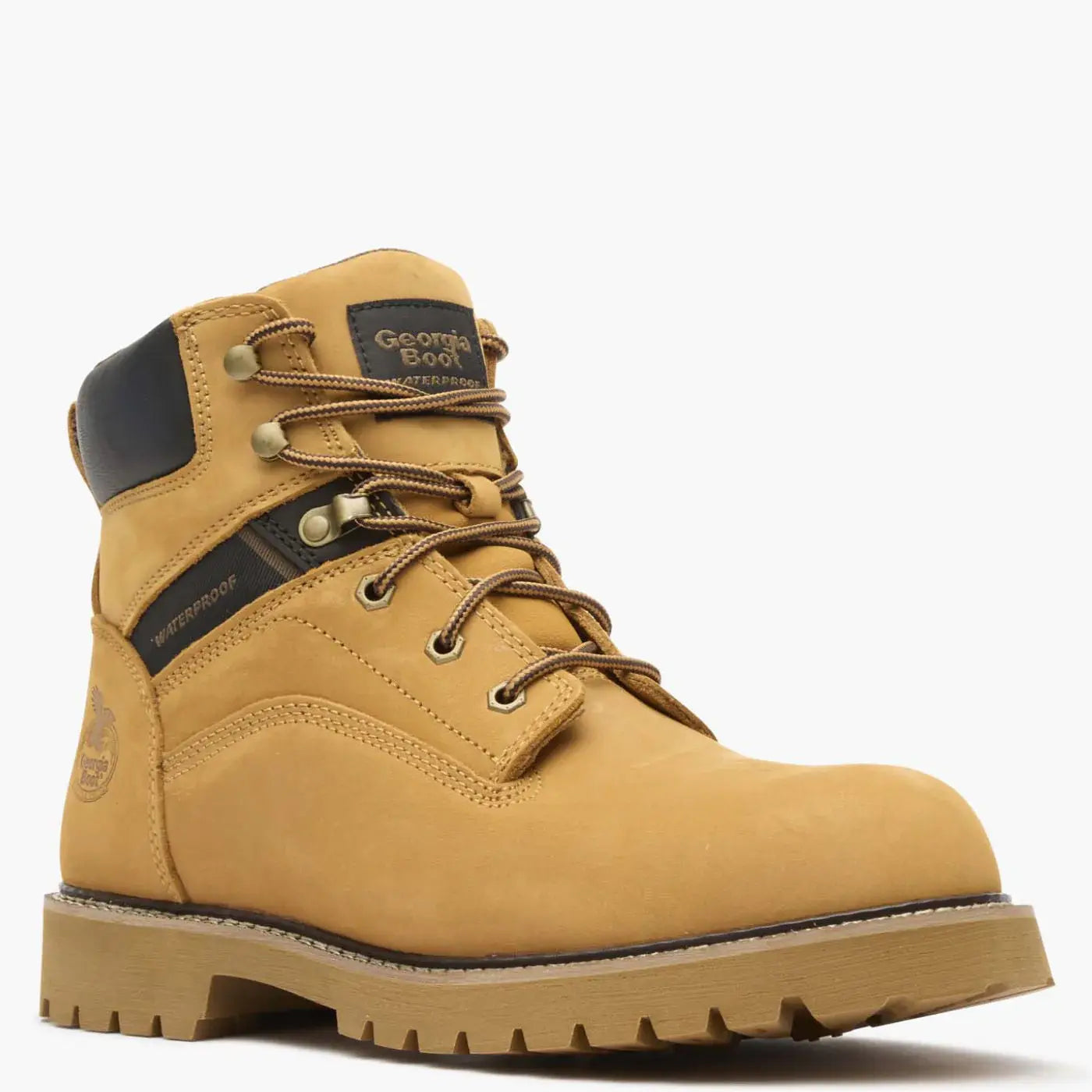 Georgia Boot Core 37 Steel Toe 6" Waterproof Work Boot Wheat - Georgia Boot - Flyclothing LLC