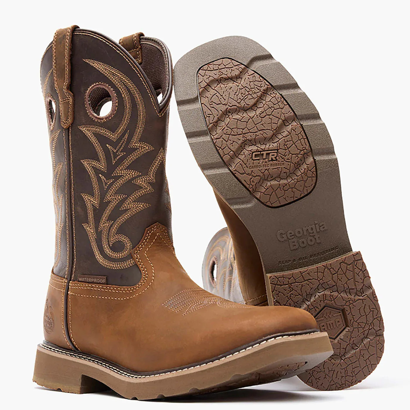 Georgia Boot Core 37 Western 11" Waterproof Pull-On Work Boot - Georgia Boot - Flyclothing LLC