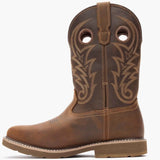 Georgia Boot Core 37 Western 11" Steel Toe Waterproof Pull-On Work Boot-brown - Georgia Boot - Flyclothing LLC