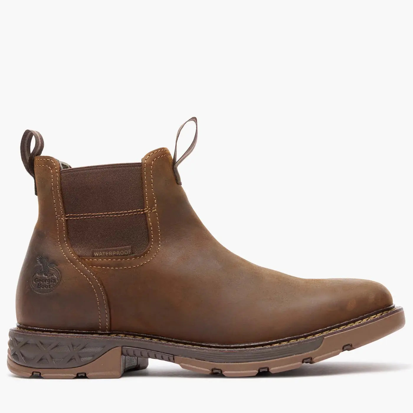 Georgia Boot Men's Carbo-Tec FLX Waterproof Chelsea Work Boot Alloy Toe - Georgia Boot - Flyclothing LLC