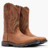 Georgia Boot Carbo-Tec FLX Pull-on with InsulKul™ Work Boot in Brown/Brick - Georgia Boot - Flyclothing LLC