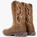 Georgia Boot Carbo-Tec FLX Pull-on with InsulKul™ Work Boot in Brown/Tan - Georgia Boot - Flyclothing LLC