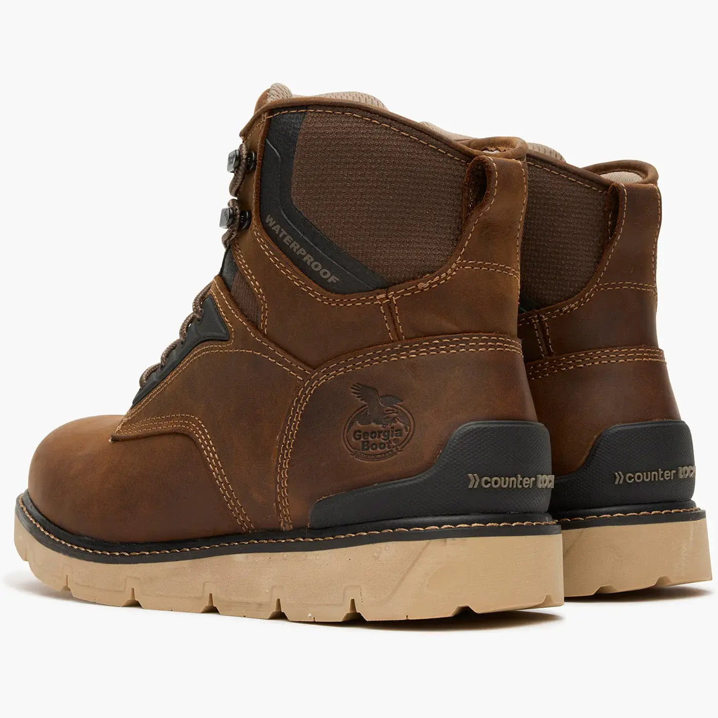 Georgia Boot Carbon Flex Wedge 6" Carbon Toe Work Boot - Georgia Boot - Flyclothing LLC