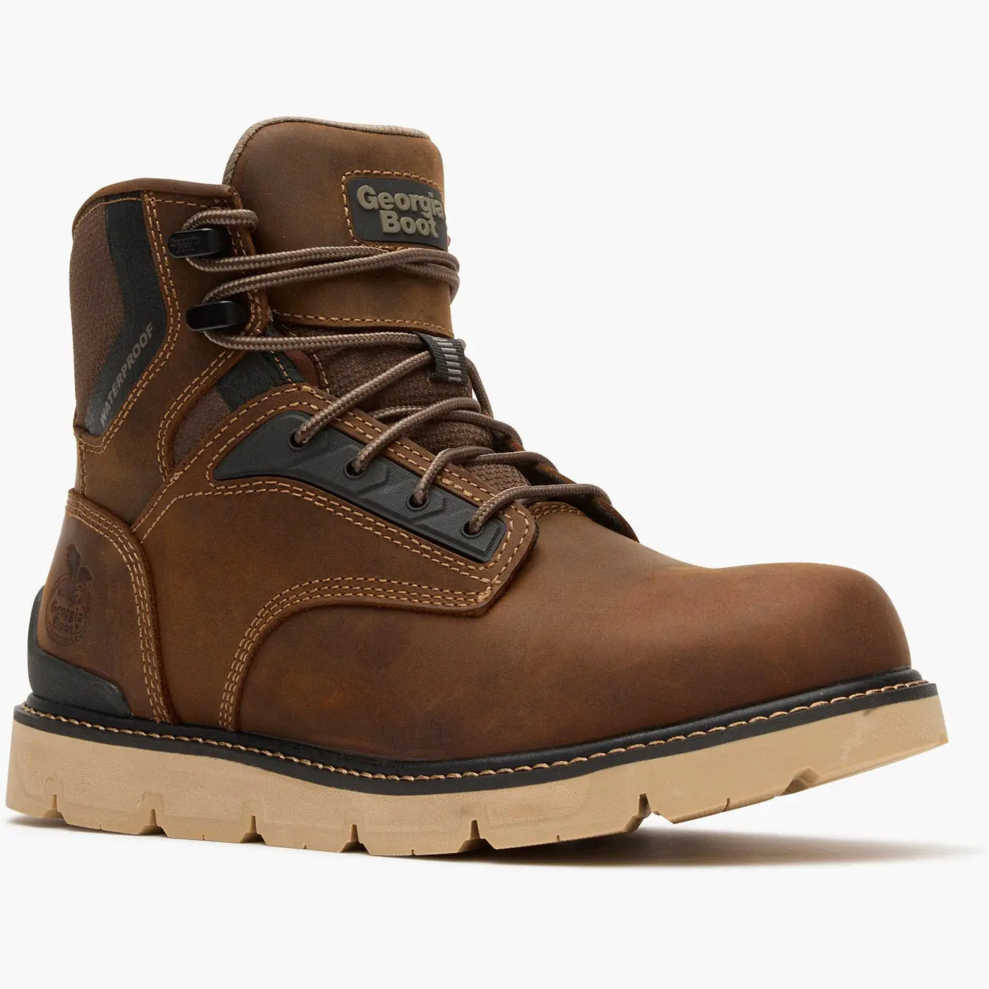 Georgia Boot Carbon Flex Wedge 6" Carbon Toe Work Boot - Georgia Boot - Flyclothing LLC