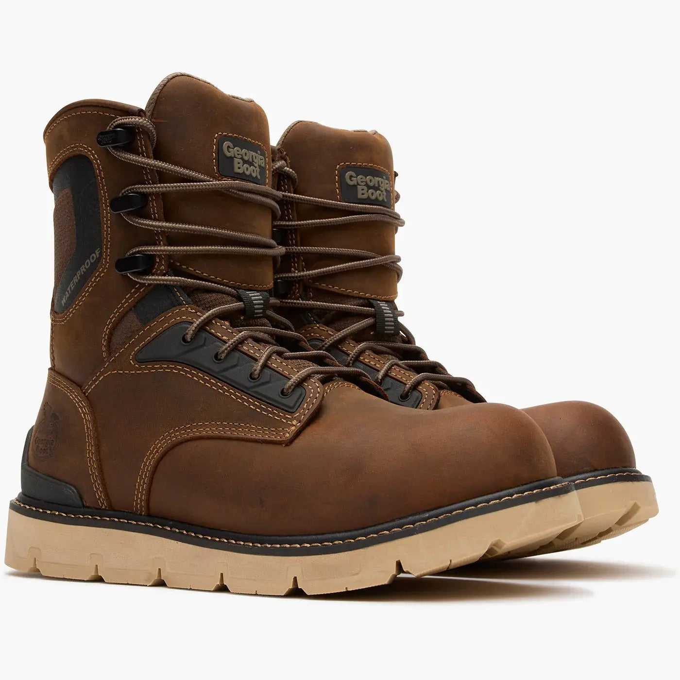 Georgia Boot Carbon Flex Wedge 8" Waterproof Work Boot - Georgia Boot - Flyclothing LLC