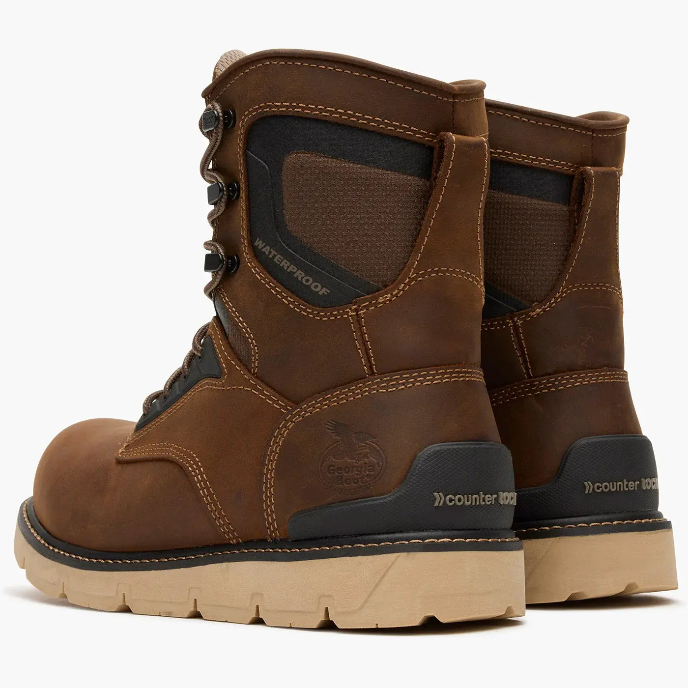 Georgia Boot Carbon Flex Wedge 8" Waterproof Work Boot - Georgia Boot - Flyclothing LLC