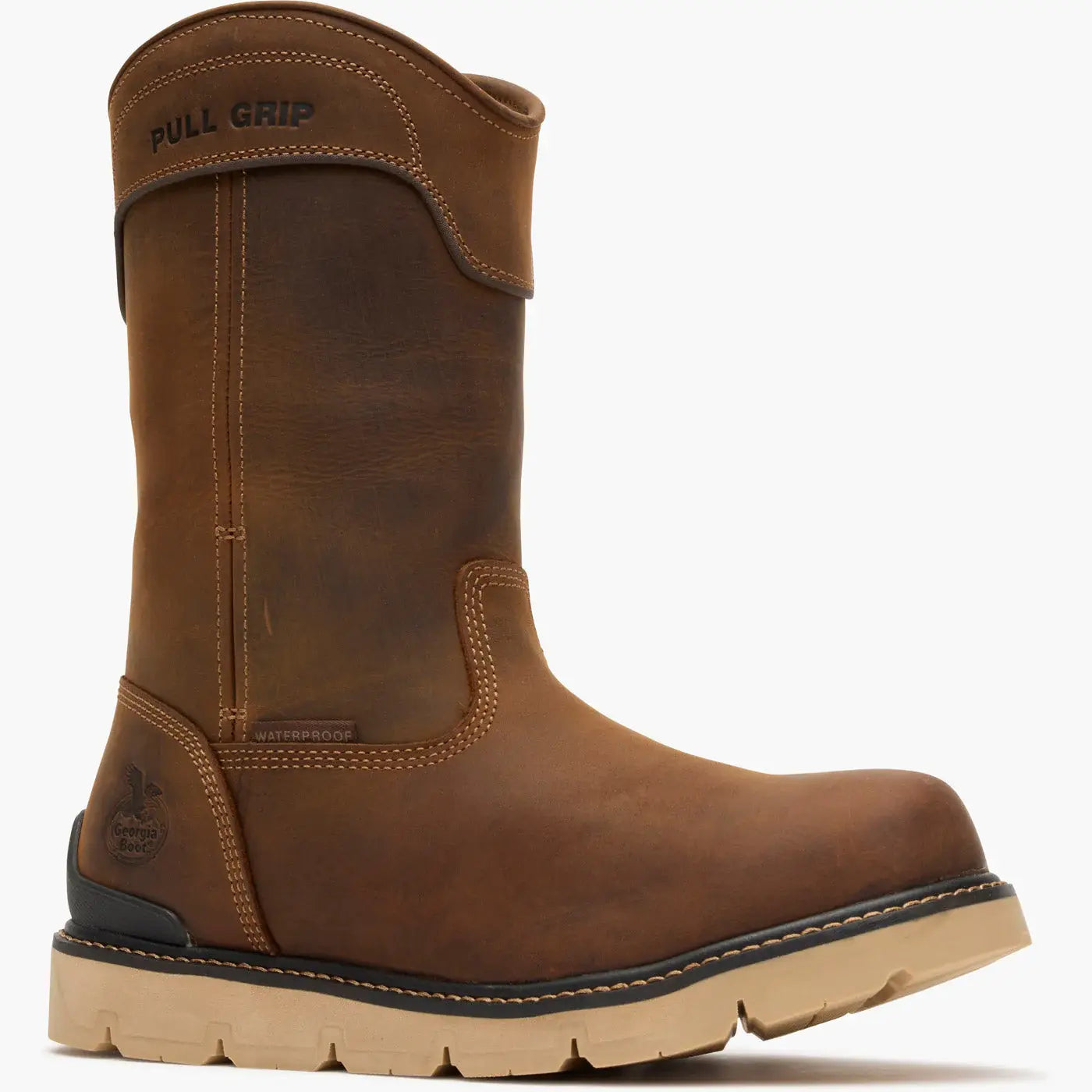 Georgia Boot Carbon Flex Wedge 11" Pull On Waterproof Work Boot - Georgia Boot - Flyclothing LLC