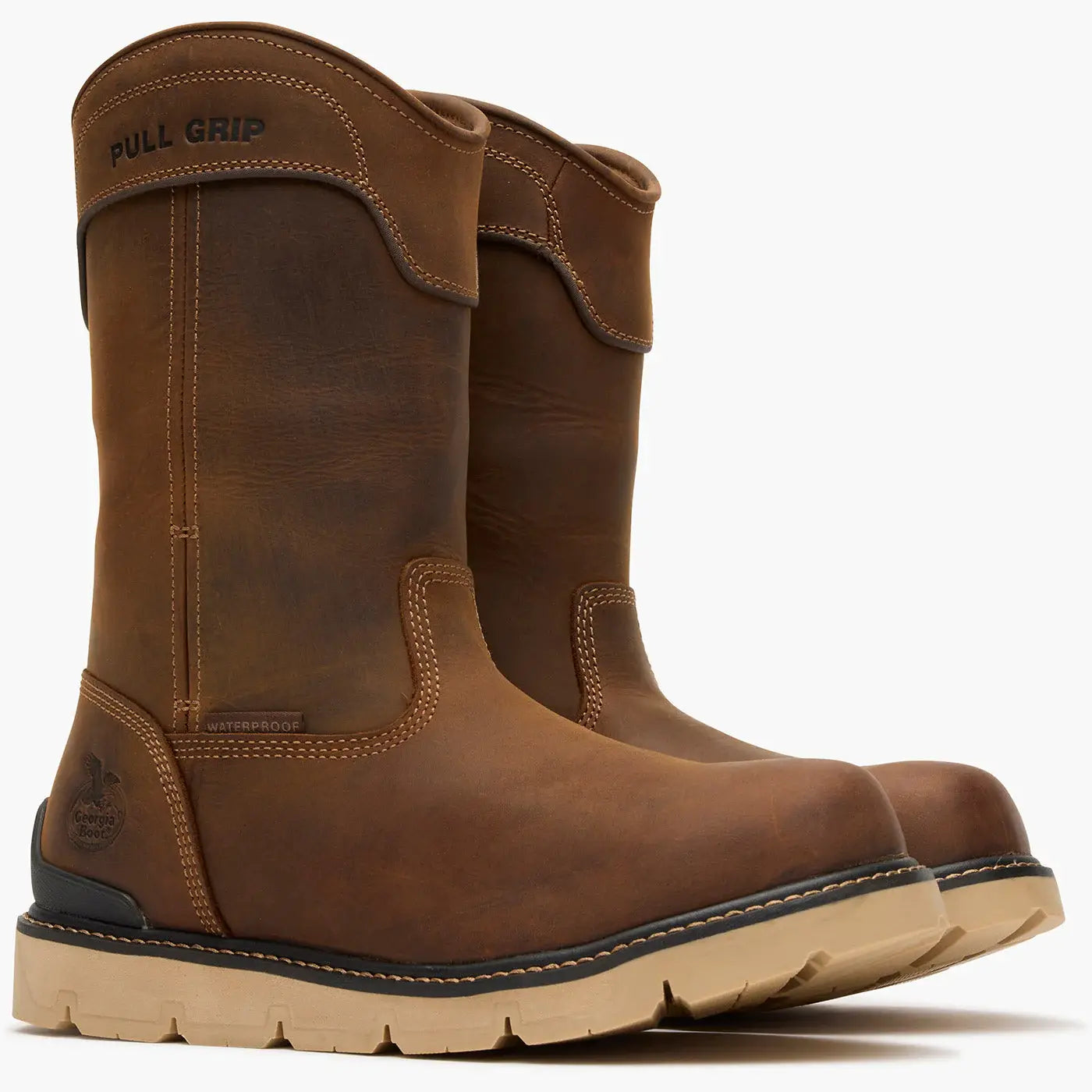 Georgia Boot Carbon Flex Wedge 11" Pull On Waterproof Carbon Toe Work Boot - Georgia Boot - Flyclothing LLC