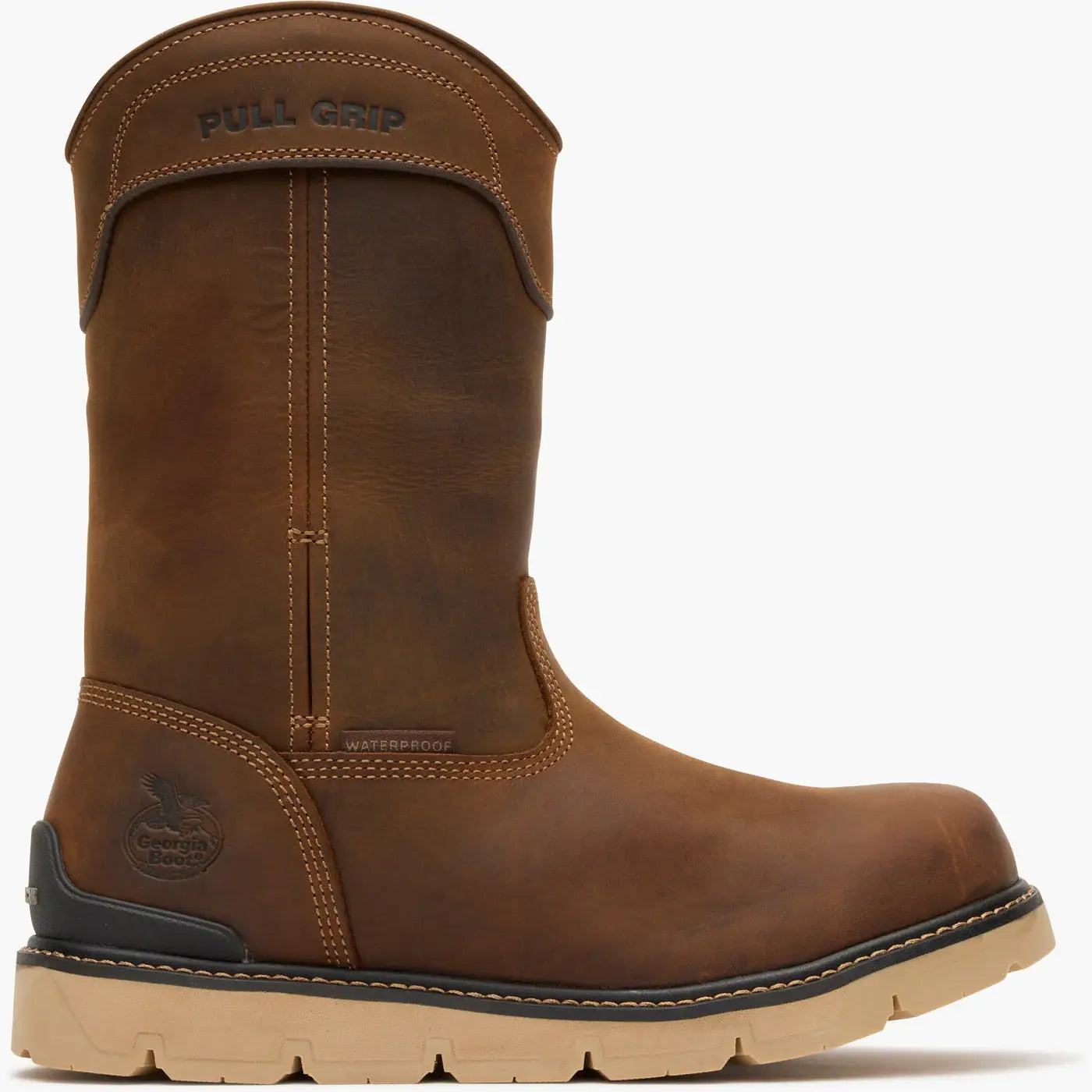 Georgia Boot Carbon Flex Wedge 11" Pull On Waterproof Carbon Toe Work Boot - Georgia Boot - Flyclothing LLC