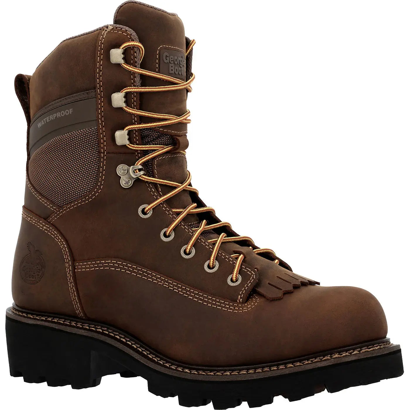 Georgia Boot Core 37 9" Scalloped Heel Waterproof Composite Toe Logger Work Boot - Georgia Boot - Flyclothing LLC