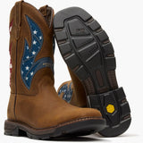 Georgia Boot Carbo-Tec FLX 11" Patriotic Pull-On Work Boot - Georgia Boot - Flyclothing LLC