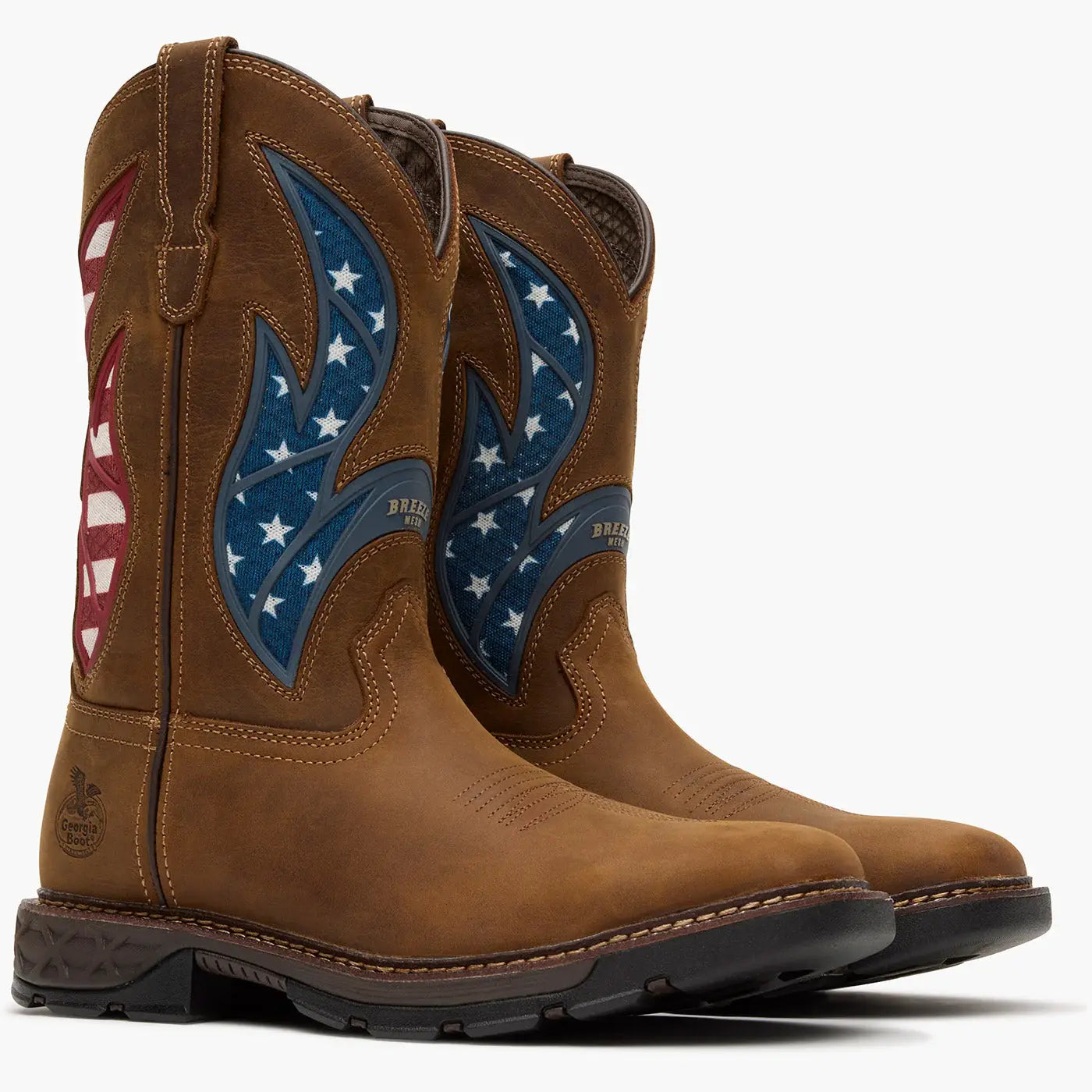 Georgia Boot Carbo-Tec FLX 11" Patriotic Pull-On Work Boot - Georgia Boot - Flyclothing LLC