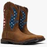 Georgia Boot Carbo-Tec FLX 11" Patriotic Pull-On Work Boot - Georgia Boot - Flyclothing LLC