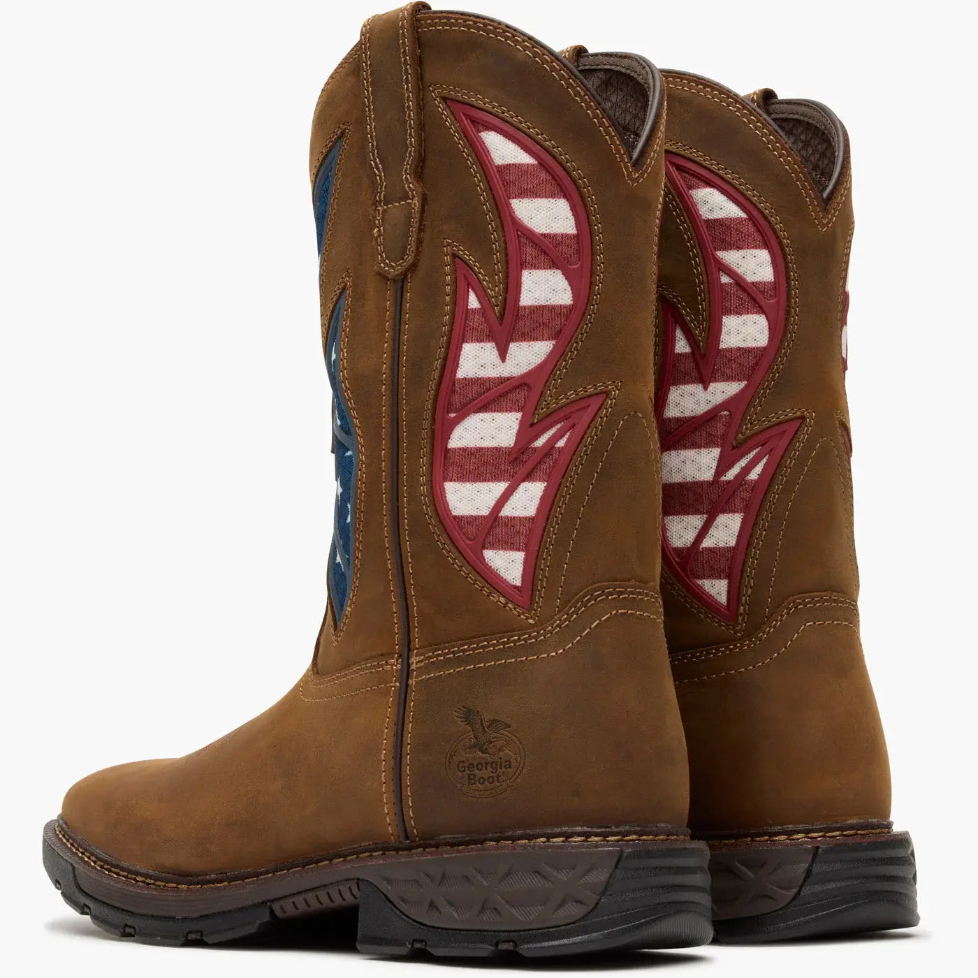 Georgia Boot Carbo-Tec FLX 11" Patriotic Pull-On Work Boot - Georgia Boot - Flyclothing LLC