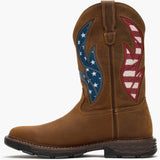 Georgia Boot Carbo-Tec FLX 11" Patriotic Pull-On Work Boot - Georgia Boot - Flyclothing LLC
