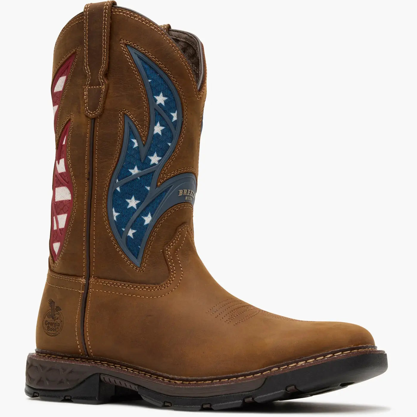 Georgia Boot Carbo-Tec FLX 11" Patriotic Pull-On Work Boot - Georgia Boot - Flyclothing LLC