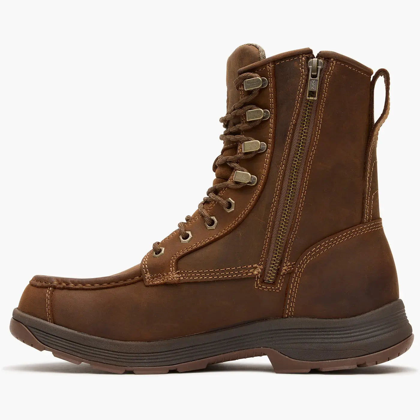 Georgia Boot Athens SuperLyte 8" Waterproof Side-Zip Moc Toe Work Boot - Georgia Boot - Flyclothing LLC