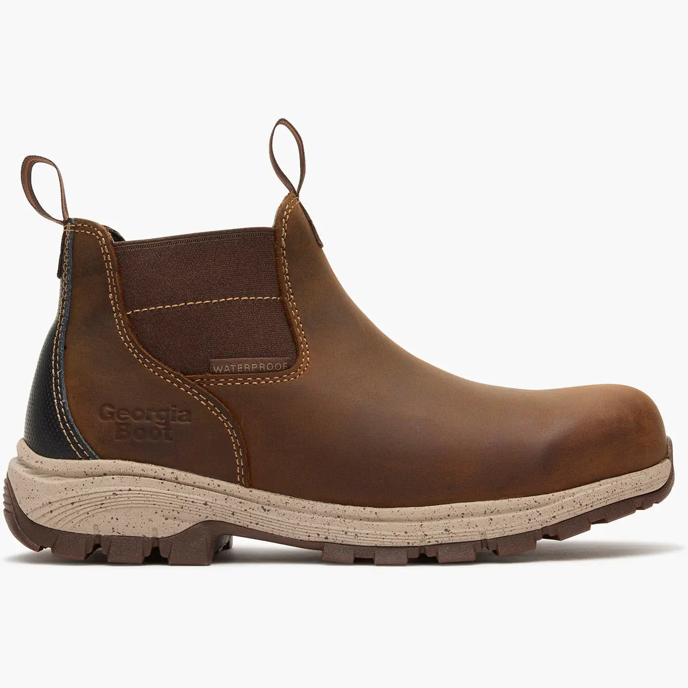 Georgia Boot Eagle Trail Women's Waterproof Alloy Toe Chelsea Work Boot - Georgia Boot - Flyclothing LLC