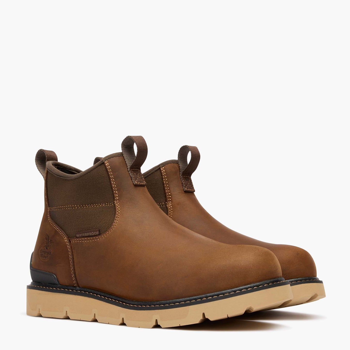 Georgia Boot Carbon Flex Wedge Chelsea Work Boot - Georgia Boot - Flyclothing LLC