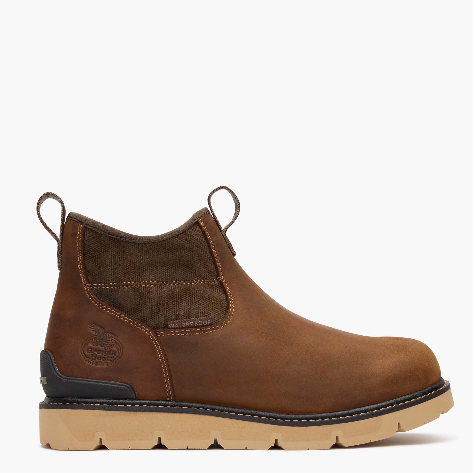 Georgia Boot Carbon Flex Wedge Chelsea Work Boot - Georgia Boot - Flyclothing LLC