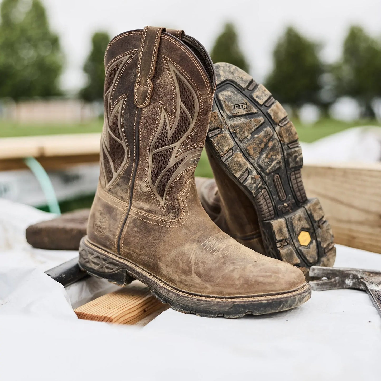 Georgia Boot Carbo-Tec FLX 11" Pull-On Work Boot - Georgia Boot - Flyclothing LLC