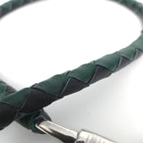 Get Back Whip - Black and Green - GoLeather