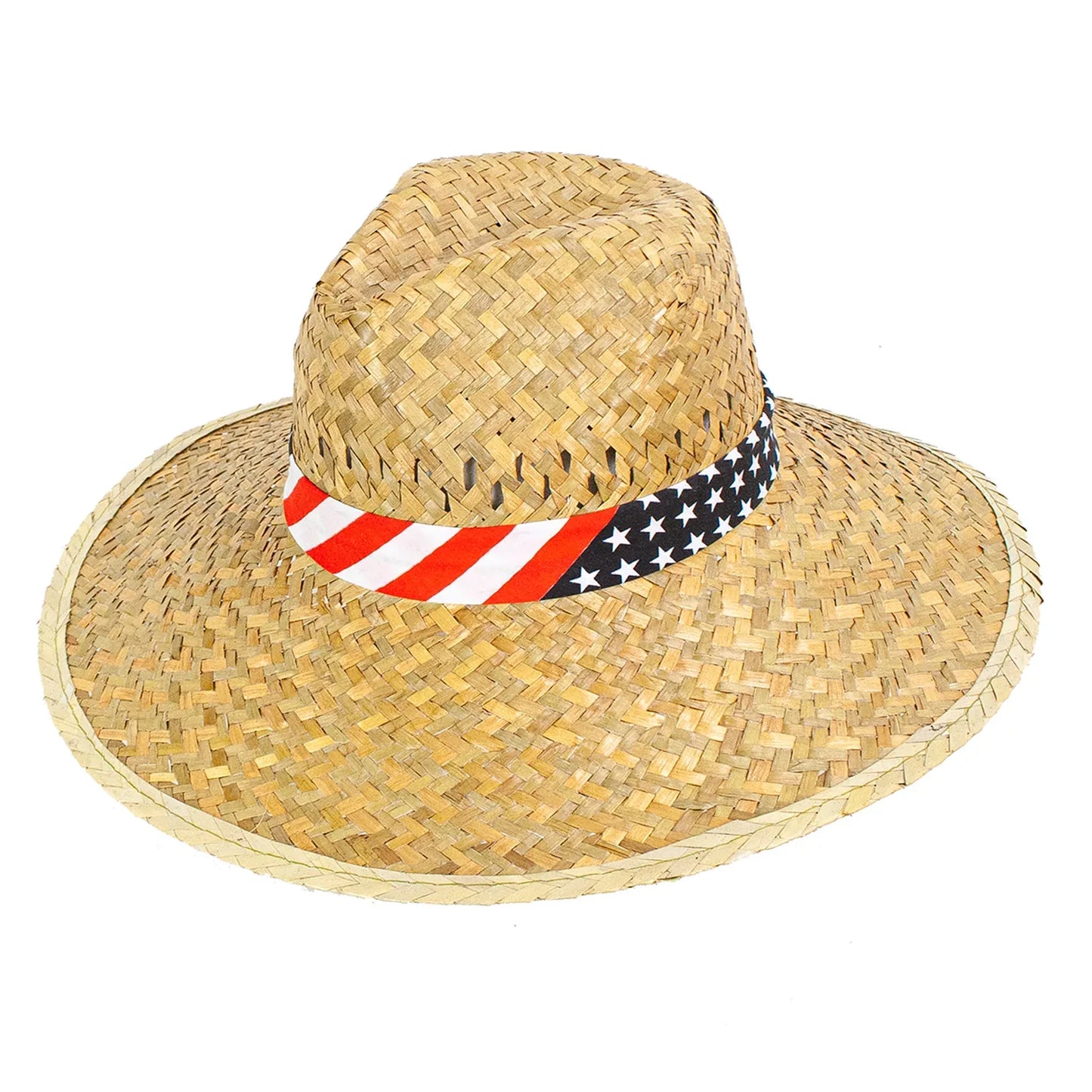 GoldCoast Americana Lifeguard Safari Straw Hat
