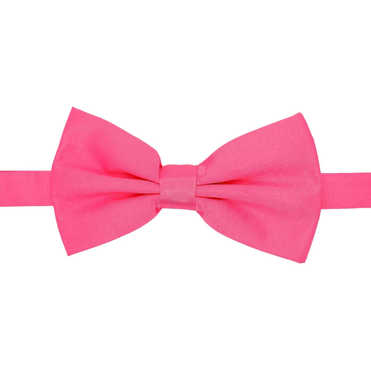 Gia Fuchsia Satine Adjustable Bowtie - Ferrecci USA - Flyclothing LLC
