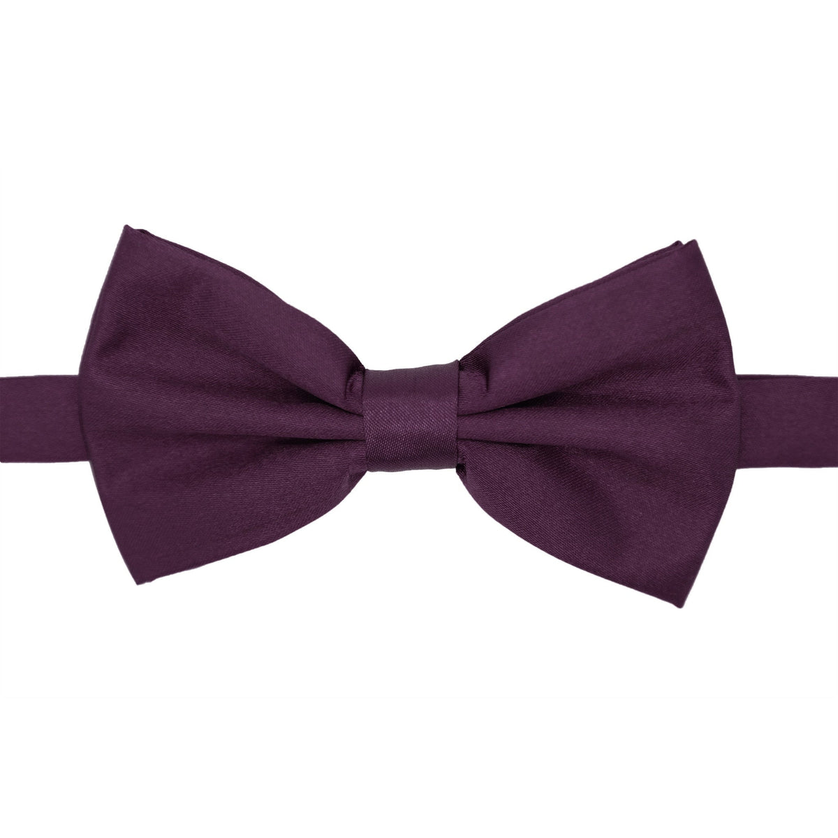 Gia Purple Satine Adjustable Bowtie - Ferrecci USA - Flyclothing LLC