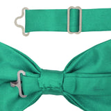 Gia Teal Satine Adjustable Bowtie