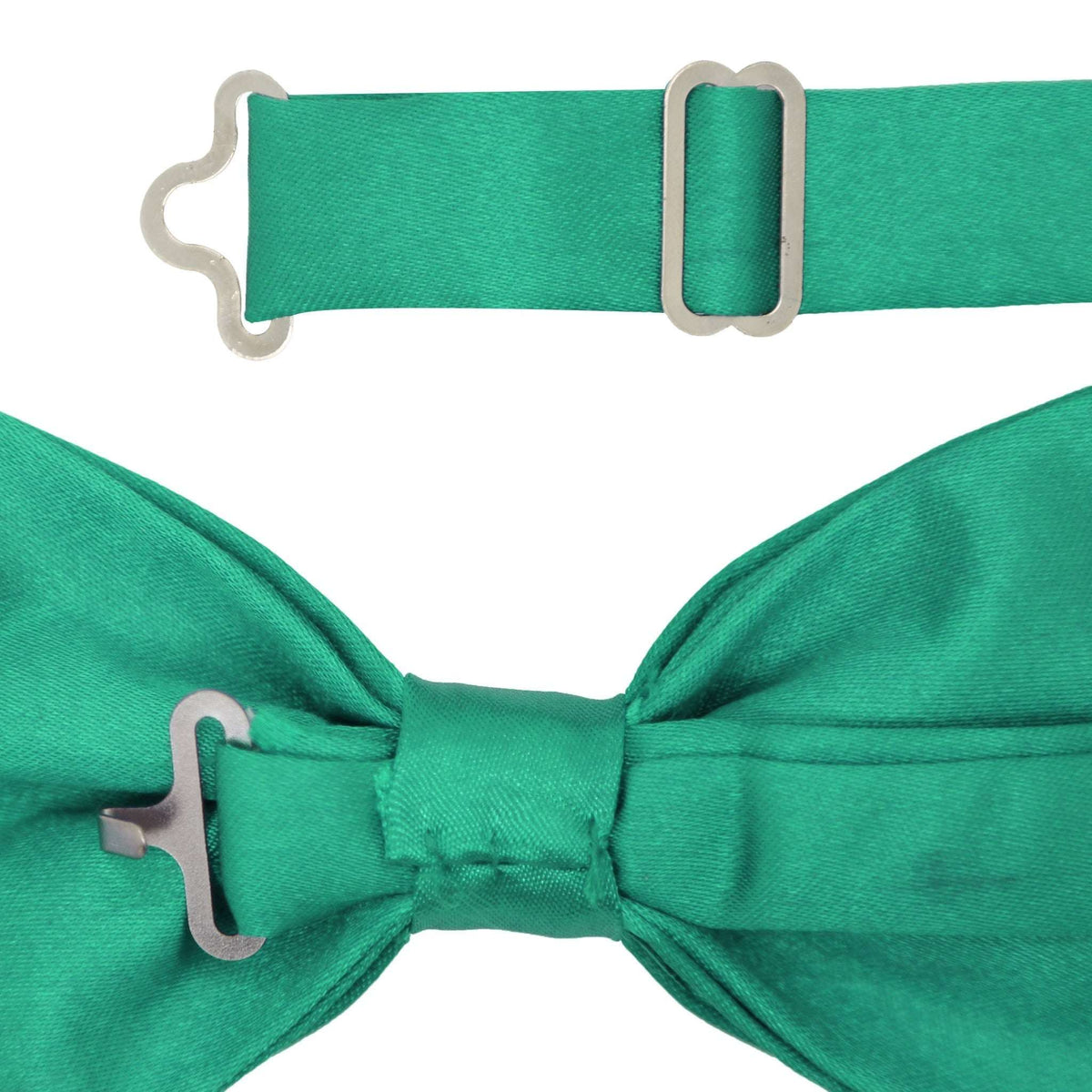 Gia Teal Satine Adjustable Bowtie