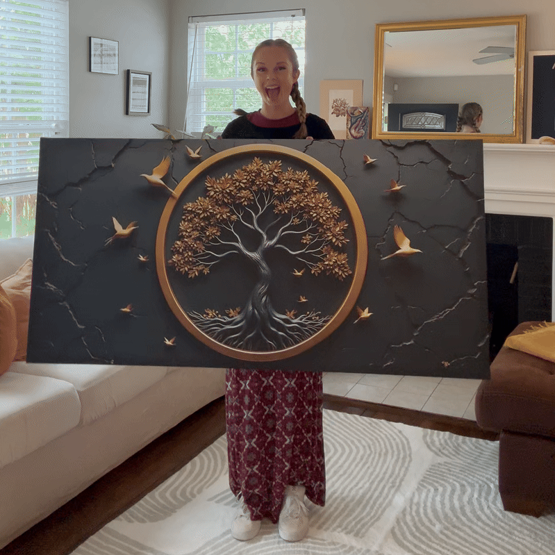 3D Celtic Tree of Life Wall Art IV - Tailored Canvases - Flyclothing LLC