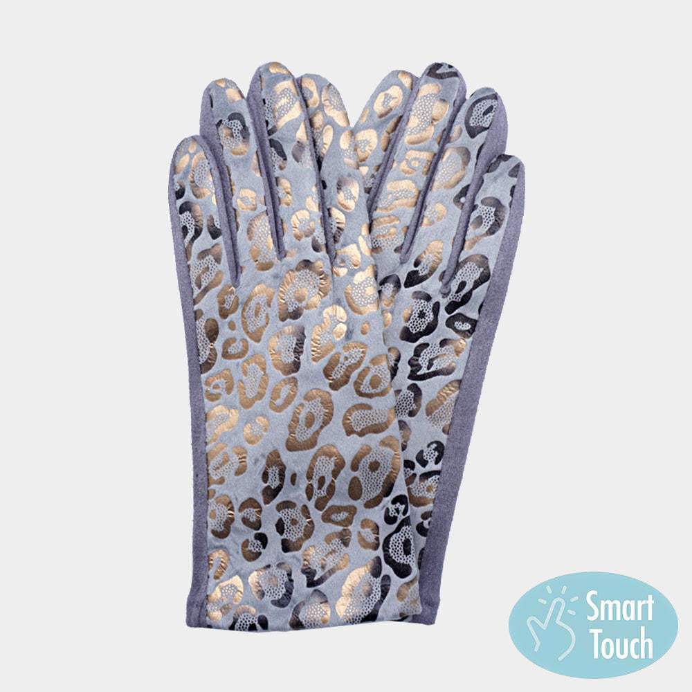 Leopard Pattern Smart Touch Gloves - Madeline Love - Flyclothing LLC
