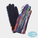 Yarn Embroidered Smart Touch Gloves - Madeline Love - Flyclothing LLC
