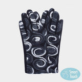 Swirl Yarn Embroidered Smart Touch Gloves - Madeline Love - Flyclothing LLC
