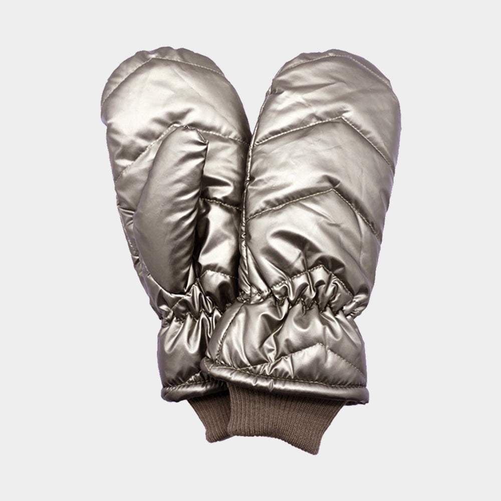 Shiny Puffer Mitten Chic Gloves - Madeline Love - Flyclothing LLC