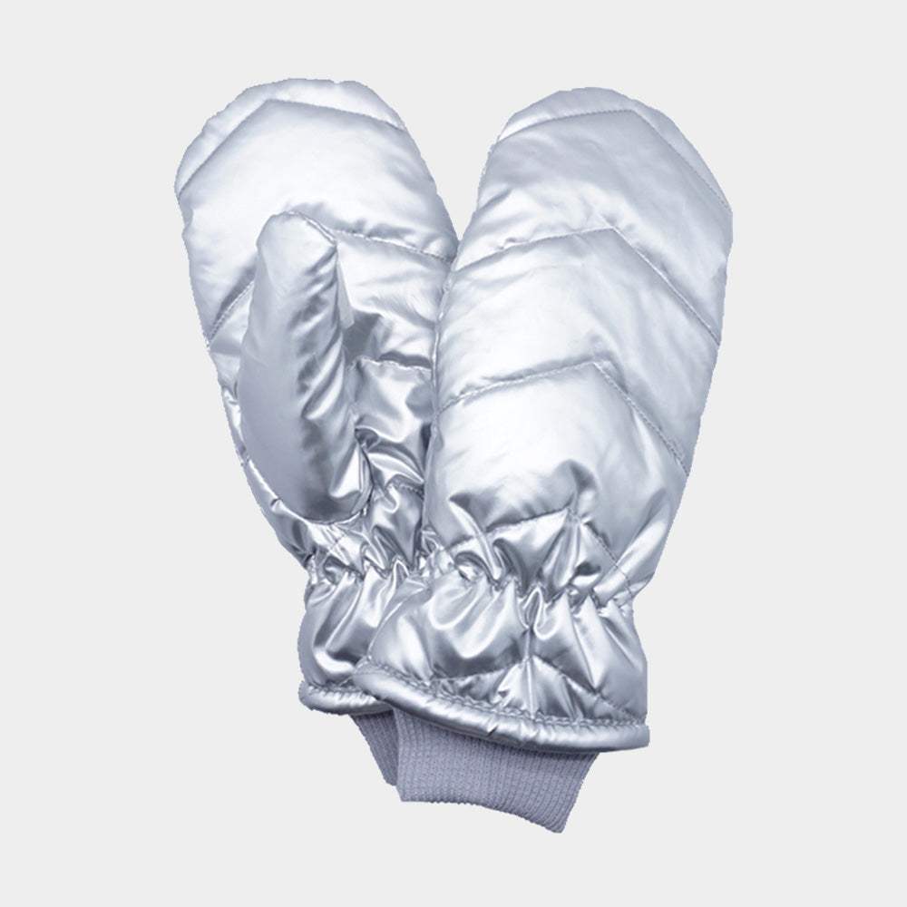 Shiny Puffer Mitten Chic Gloves - Madeline Love - Flyclothing LLC